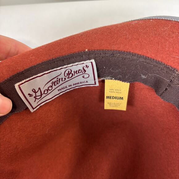 Goorin Bros. Wool Banded Fedora Hat Size Medium main image 3